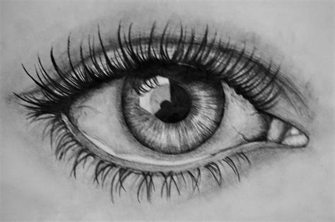 Outline the shape of the eye 2. . Cool eye drawings